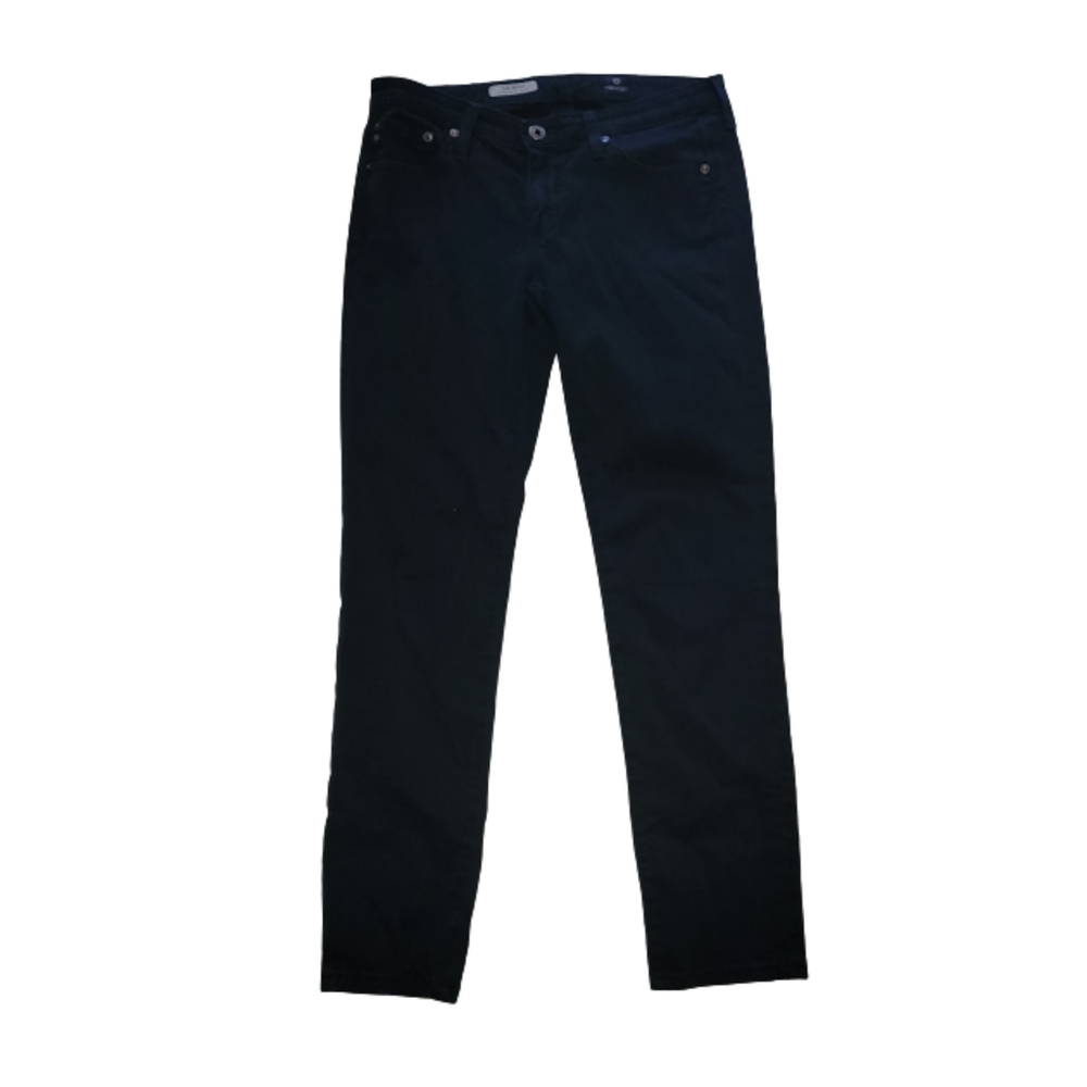 AG Adriano Goldschmied The Stilt Cigarette Jean Navy Blue Colored Size 4/27 Reg - Picture 7 of 14